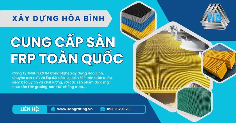 phân phối và thi công sàn FRP toàn quốc