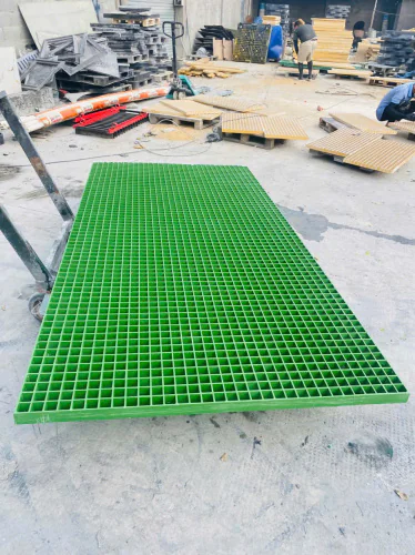 Tấm Sàn Grating FRP Composite 1220 x 2440 x 50