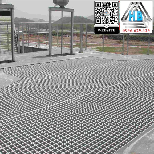 Tấm Sàn Grating FRP Composite 1220x3660x20