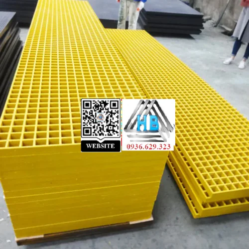 Tấm Sàn Grating FRP Composite 1220x4110x30
